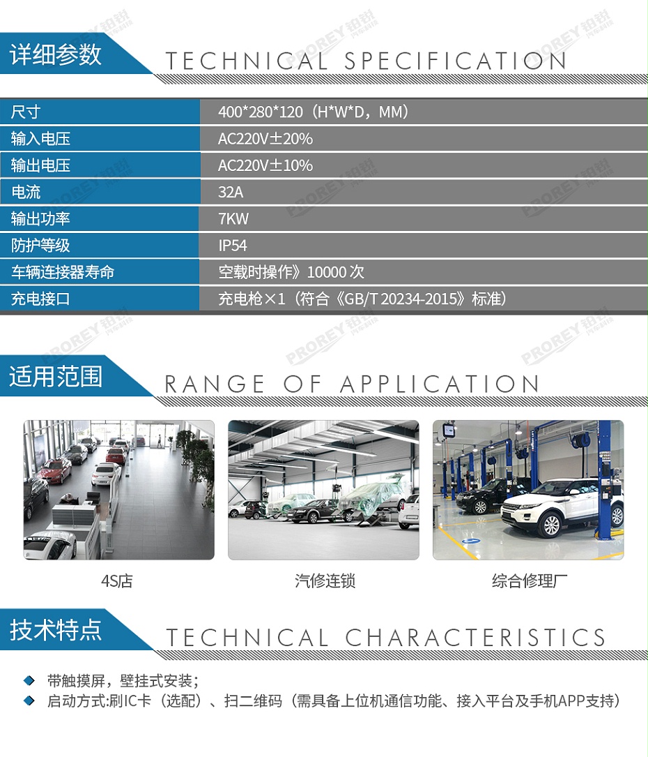 GW-170010055-愛普拉 EVSE827 7kw壁掛式交流充電樁-2