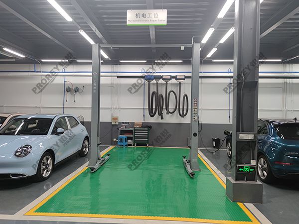 上海歐拉汽車4S店-上海萬卓歐電汽車銷售服務有限公司絕緣工位1