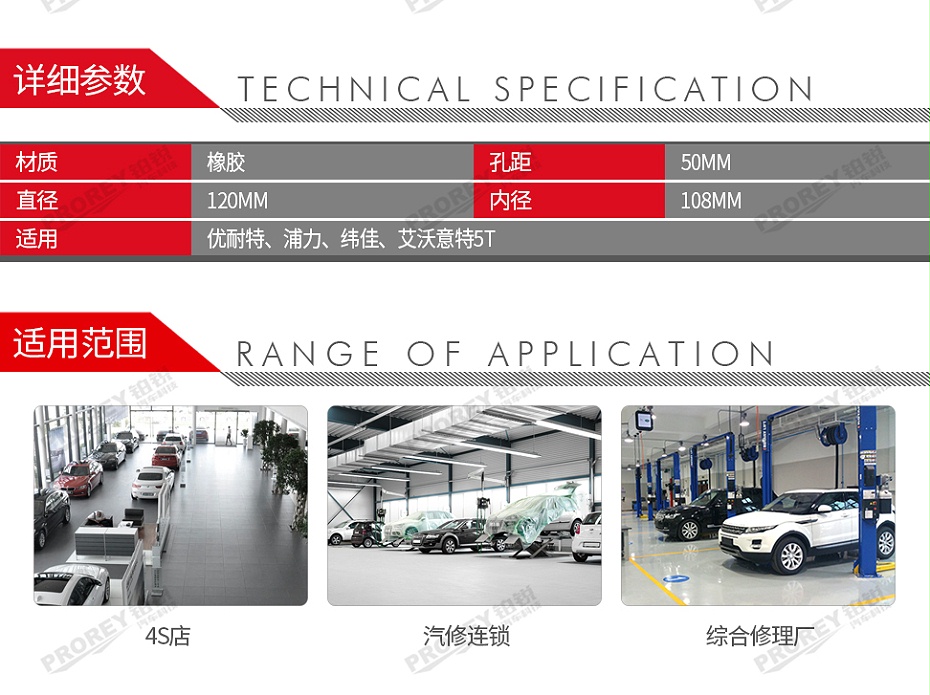 GW-100981485-國產(chǎn) 圓形兩孔間距5CM 舉升機(jī)膠墊雙柱龍門膠帶腳墊-2