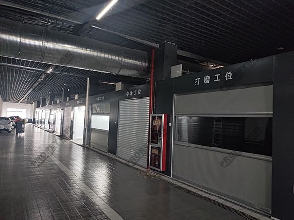 陜西吉利4S店-西安國(guó)利吉利鈑噴流水線 (12)