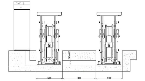 高昌GC-4.0MS舉升機地基圖