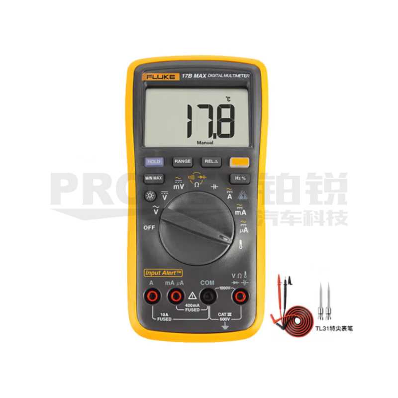 FLUKE 福祿克 FLUKE-17B MAX KIT 數(shù)顯萬用表