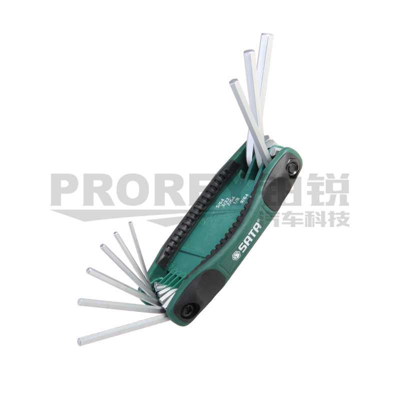 GW-130052139-世達 09122 9件折疊式英制內(nèi)六角扳手組套-5