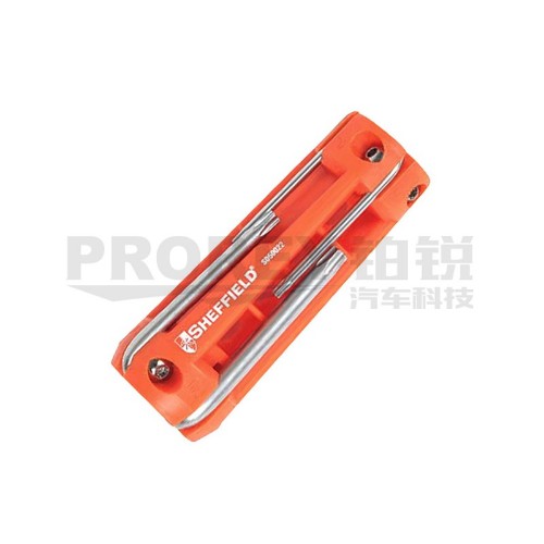 鋼盾 S050022 8件套折疊式花形內(nèi)六角扳手