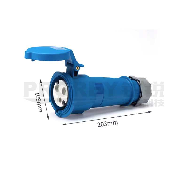 220V 16A 航空級(jí)工業(yè)三芯連接器