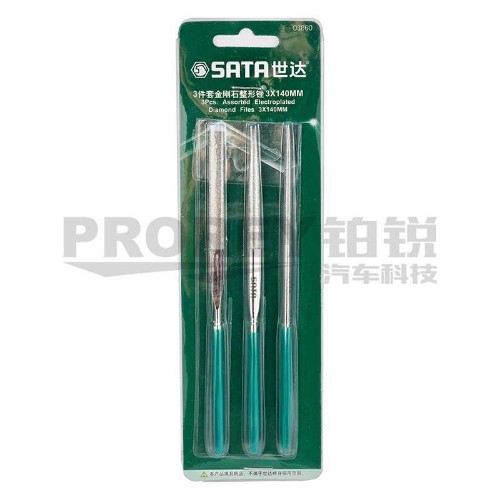世達(dá) 03860 3件套金剛石整形銼3x140mm