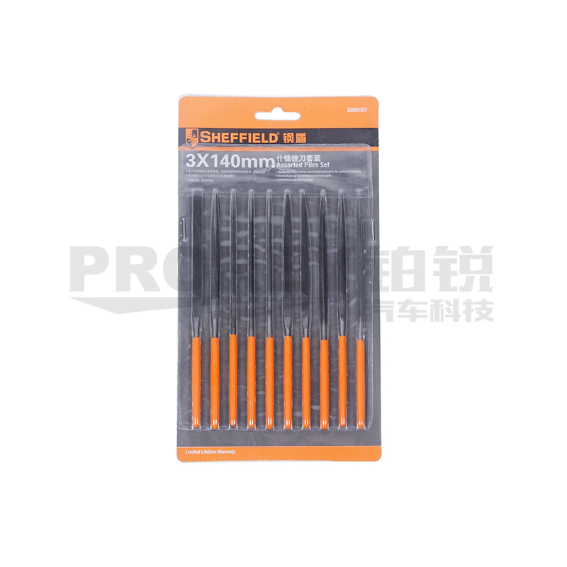 GW-130034611-鋼盾 S090007 10件套什錦銼(3x140mm)