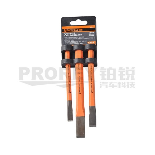 鋼盾 S080001 3件套石工鑿